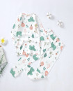 Pajama Set 2Y-7Y Organic Cotton O-neck Super Soft And Breathable Bear HY6004-8